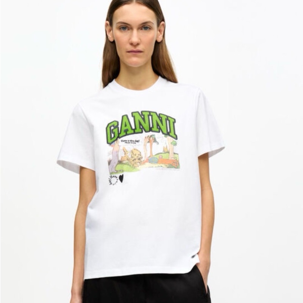 GANNI Poppy relaxed T-Shirt